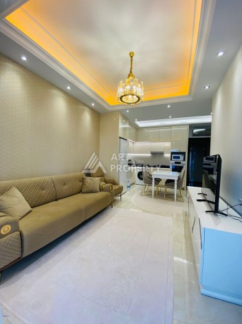 Две меблированные квартиры 1+1 в комплексе с премиальной инфраструктурой в развитом районе Махмутлар - Ракурс 5