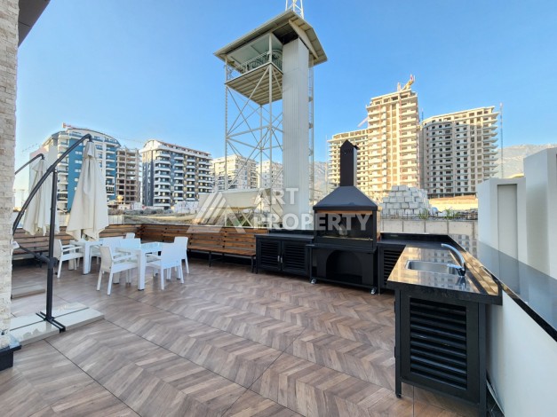 Две меблированные квартиры 1+1 в комплексе с премиальной инфраструктурой в развитом районе Махмутлар - Ракурс 15