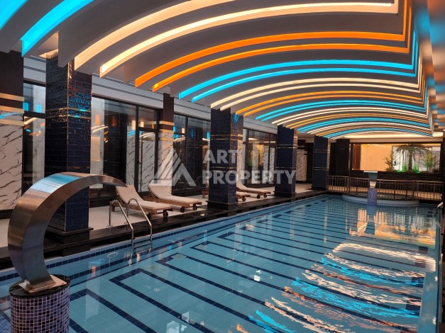 Две меблированные квартиры 1+1 в комплексе с премиальной инфраструктурой в развитом районе Махмутлар - Ракурс 21