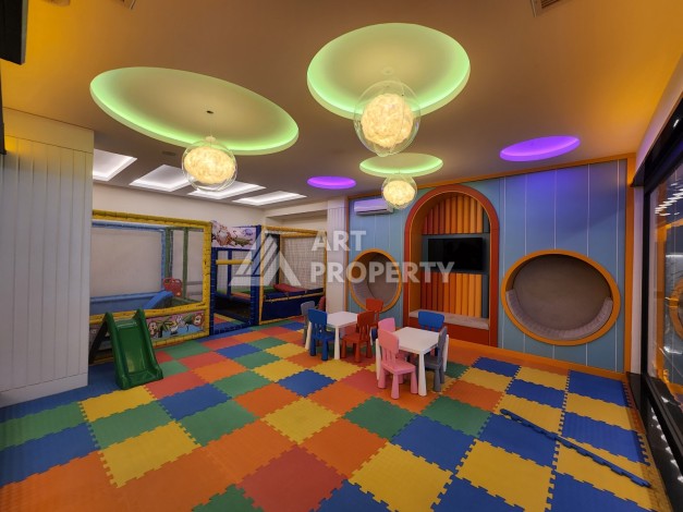 Две меблированные квартиры 1+1 в комплексе с премиальной инфраструктурой в развитом районе Махмутлар - Ракурс 26