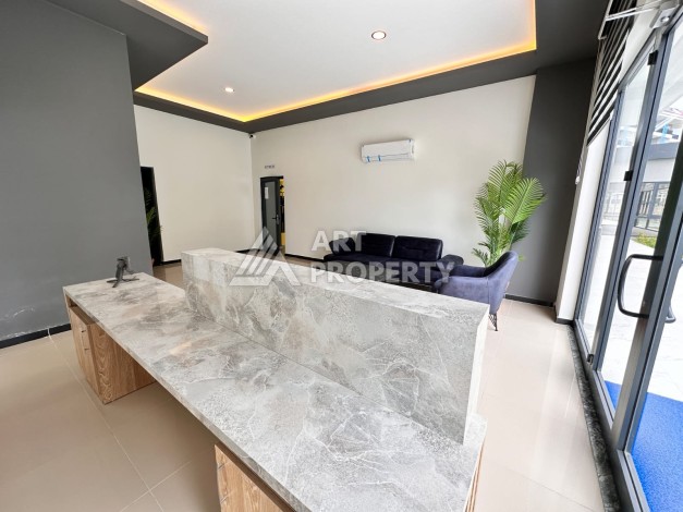 Апартаменты 1+1 с ремонтом в премиальном комплексе развитого района Кестель - Ракурс 2