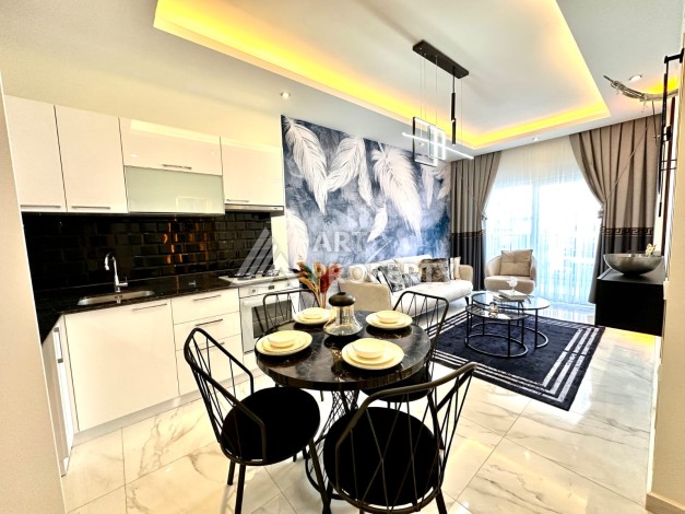 Апартаменты 1+1 с ремонтом в премиальном комплексе развитого района Кестель - Ракурс 6