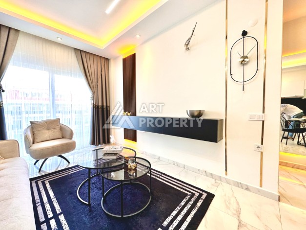 Апартаменты 1+1 с ремонтом в премиальном комплексе развитого района Кестель - Ракурс 9