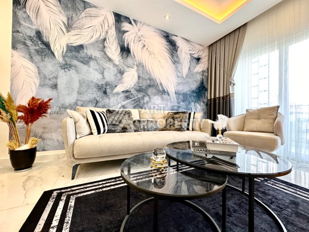 Апартаменты 1+1 с ремонтом в премиальном комплексе развитого района Кестель - Ракурс 10