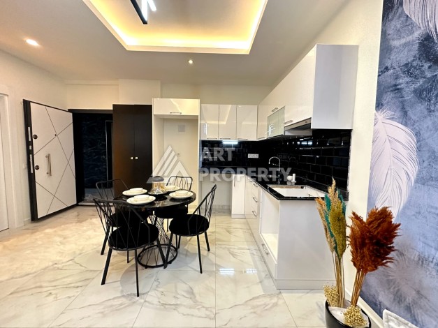 Апартаменты 1+1 с ремонтом в премиальном комплексе развитого района Кестель - Ракурс 14