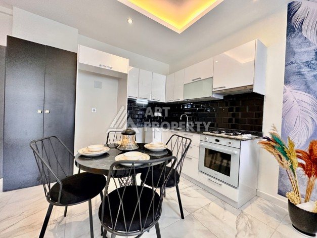 Апартаменты 1+1 с ремонтом в премиальном комплексе развитого района Кестель - Ракурс 16