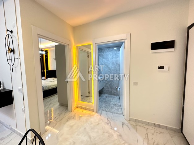 Апартаменты 1+1 с ремонтом в премиальном комплексе развитого района Кестель - Ракурс 17