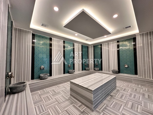 Апартаменты 1+1 с ремонтом в премиальном комплексе развитого района Кестель - Ракурс 26