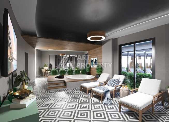 Изящные апартаменты 1+1 в комплексе с инфраструктурой в развитом районе Махмутлар - Ракурс 11