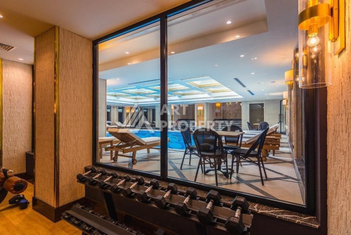 Престижные апартаменты 2+1 в комплексе с высоким качеством в центре Алании - Ракурс 13