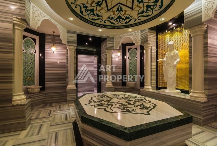 Престижные апартаменты 2+1 в комплексе с высоким качеством в центре Алании - Ракурс 15