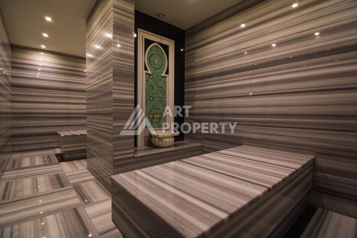 Престижные апартаменты 2+1 в комплексе с высоким качеством в центре Алании - Ракурс 19