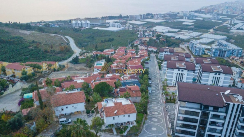 Двухэтажная вилла 3+1 с видом на море в Каргыджак,140 м2 - Ракурс 3