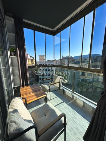 Меблированные апартаменты 2+1 с отдельной кухней в центре Алании - Ракурс 10