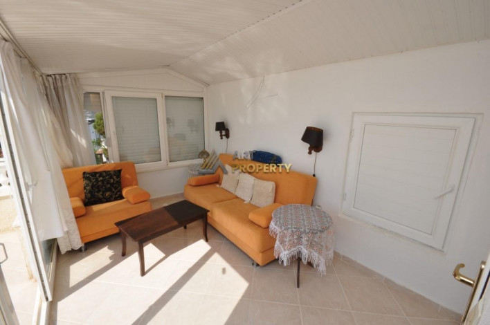 Двухэтажная вилла 3+1 с видом на море в Каргыджак,140 м2 - Ракурс 21