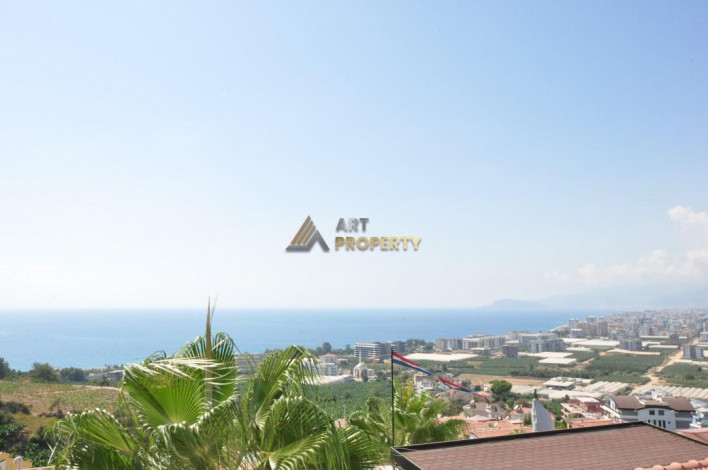 Двухэтажная вилла 3+1 с видом на море в Каргыджак,140 м2 - Ракурс 34