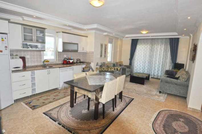 Прекрасная квартира 4+1 с видом на море и крепость в районе Тосмур, 270 м2. - Ракурс 4