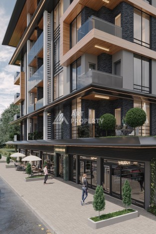 Проект в центре Алании на завершающем этапе строительства! - Ракурс 5