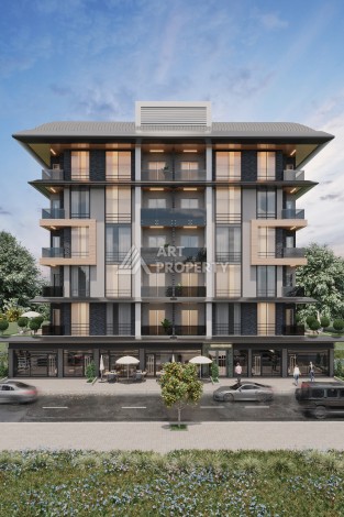 Проект в центре Алании на завершающем этапе строительства! - Ракурс 6