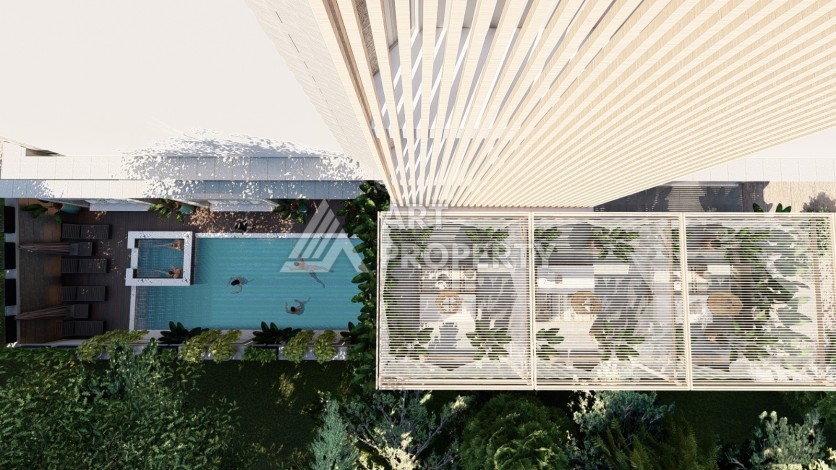 Проект в центре Алании на завершающем этапе строительства! - Ракурс 7