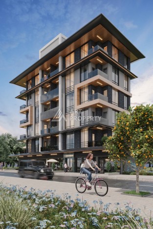 Проект в центре Алании на завершающем этапе строительства! - Ракурс 8