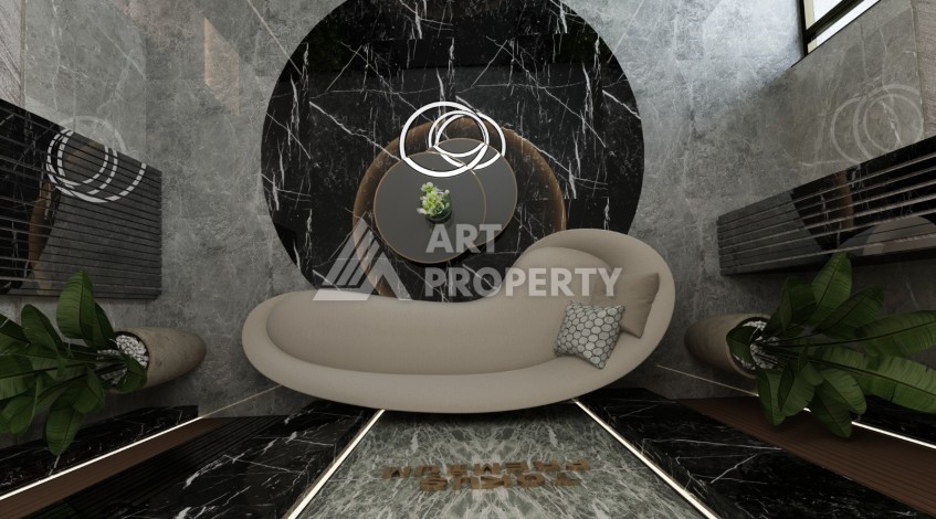 Проект на этапе строительства в центральной части Алании - Ракурс 16