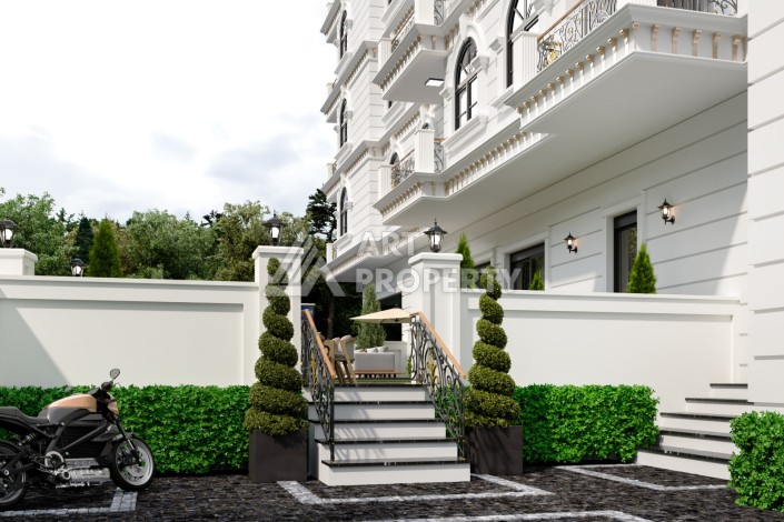 Проект на этапе строительства в центральной части Алании - Ракурс 4