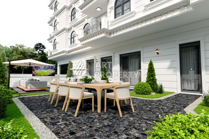 Проект на этапе строительства в центральной части Алании - Ракурс 2