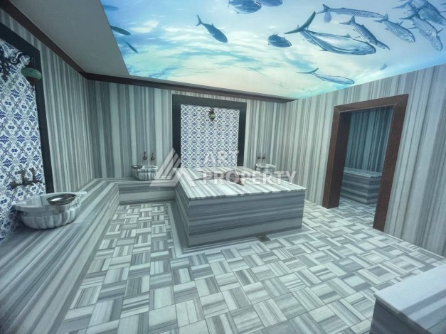 Меблированная квартира 2+1 с Панорамным видом на море - Ракурс 5