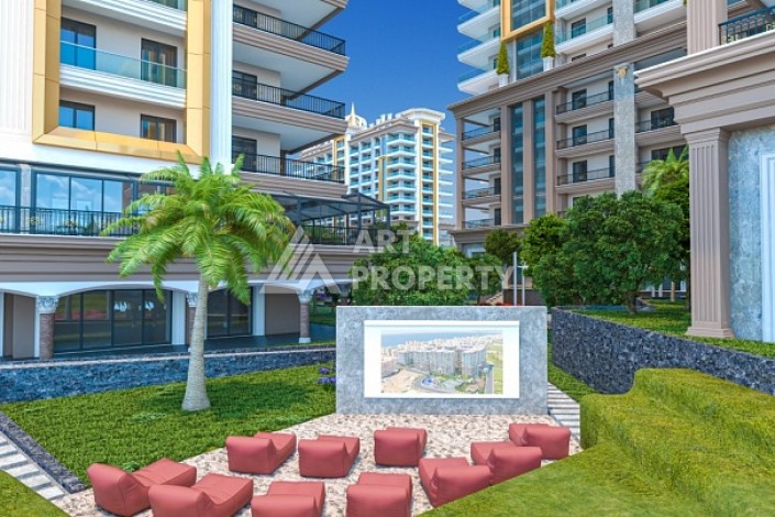 Квартира 3+1 в премиальном комплексе Махмутлар Алания - Ракурс 9