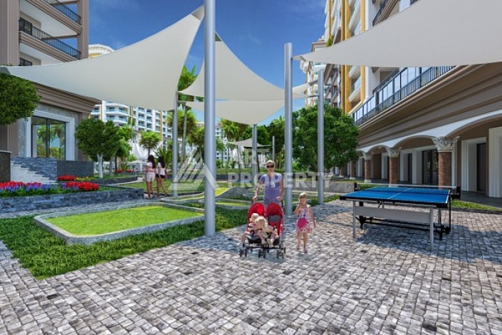 Квартира 3+1 в премиальном комплексе Махмутлар Алания - Ракурс 10