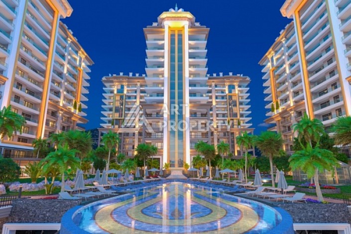 Квартира 3+1 в премиальном комплексе Махмутлар Алания - Ракурс 11