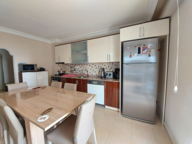 Трехкомнатная меблированная квартира в 100 метрах от Средиземного моря в Махмутлар, 120 м2 - Ракурс 13