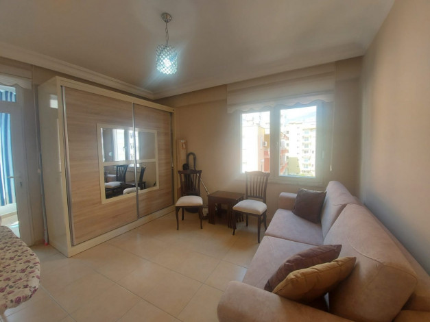 Трехкомнатная меблированная квартира в 100 метрах от Средиземного моря в Махмутлар, 120 м2 - Ракурс 18