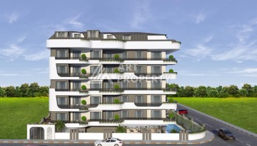 Апартаменты 1+1 на этапе строительства в комфортном комплексе развитого района Махмутлар - Ракурс 23