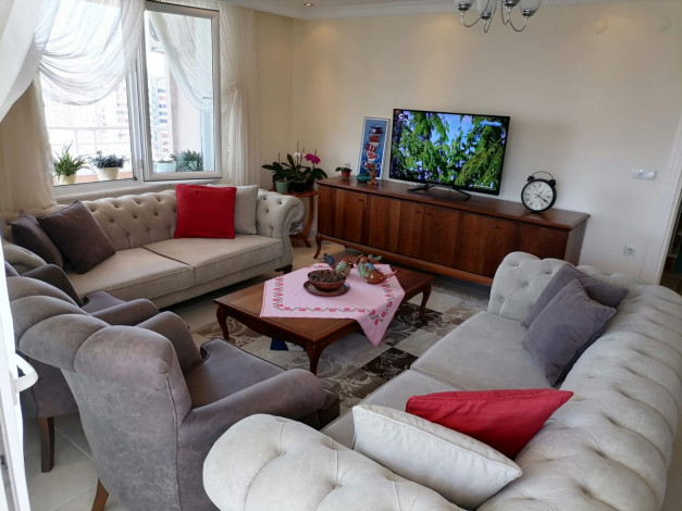 Пентхаус 4+1 с видом на море в районе Махмутлар, 250 м2 - Ракурс 17