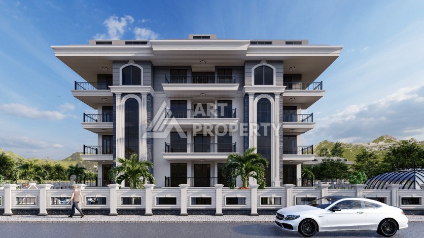 Шикарная квартира в новом комплексе Оба Алания ,открытый район для ВНЖ - Ракурс 2