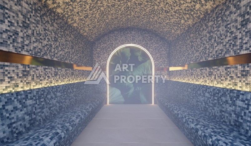 Шикарная квартира в новом комплексе Оба Алания ,открытый район для ВНЖ - Ракурс 14