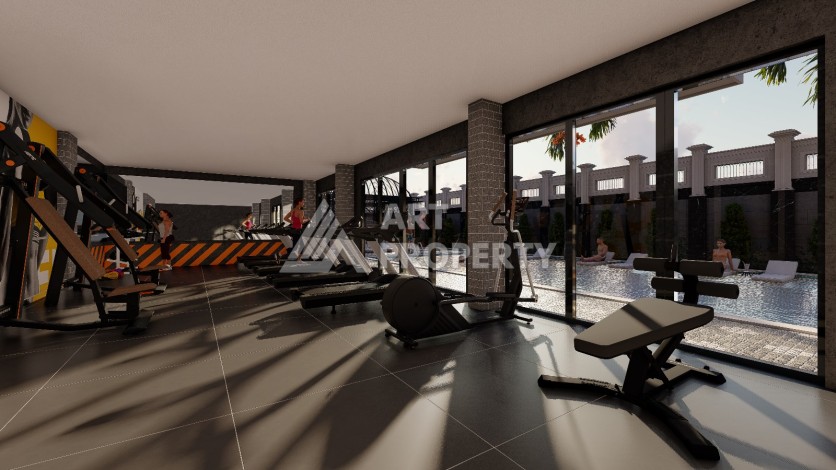 Шикарная квартира в новом комплексе Оба Алания ,открытый район для ВНЖ - Ракурс 16