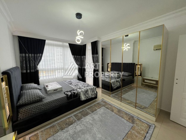 Огромная квартира 2+1 с видом на море в самом развитом районе Алании Махмутлар - Ракурс 11