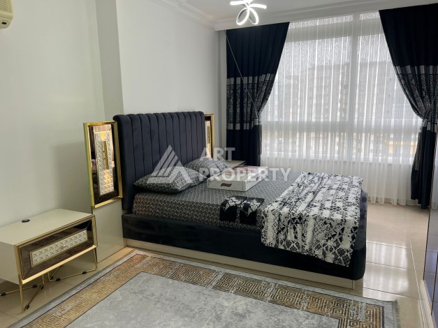 Огромная квартира 2+1 с видом на море в самом развитом районе Алании Махмутлар - Ракурс 14