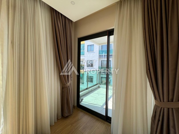 Просторная квартира 3+1 в самом центре Алании с видом на море и крепость - Ракурс 6