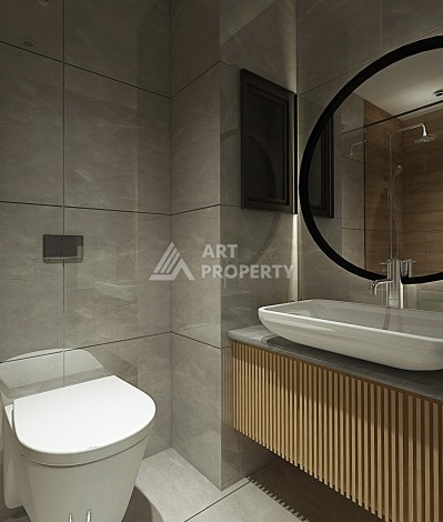 Видовые апартаменты 1+1 ,2+1 на начальном этапе строительства в открытом для ВНЖ районе Алании Паяллар - Ракурс 14