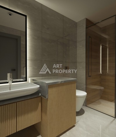 Видовые апартаменты 1+1 ,2+1 на начальном этапе строительства в открытом для ВНЖ районе Алании Паяллар - Ракурс 17