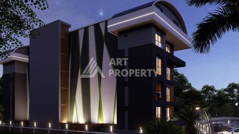 Видовые апартаменты 1+1 ,2+1 на начальном этапе строительства в открытом для ВНЖ районе Алании Паяллар - Ракурс 29