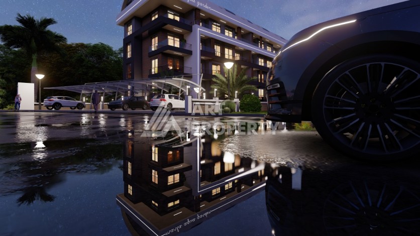 Видовые апартаменты 1+1 ,2+1 на начальном этапе строительства в открытом для ВНЖ районе Алании Паяллар - Ракурс 31