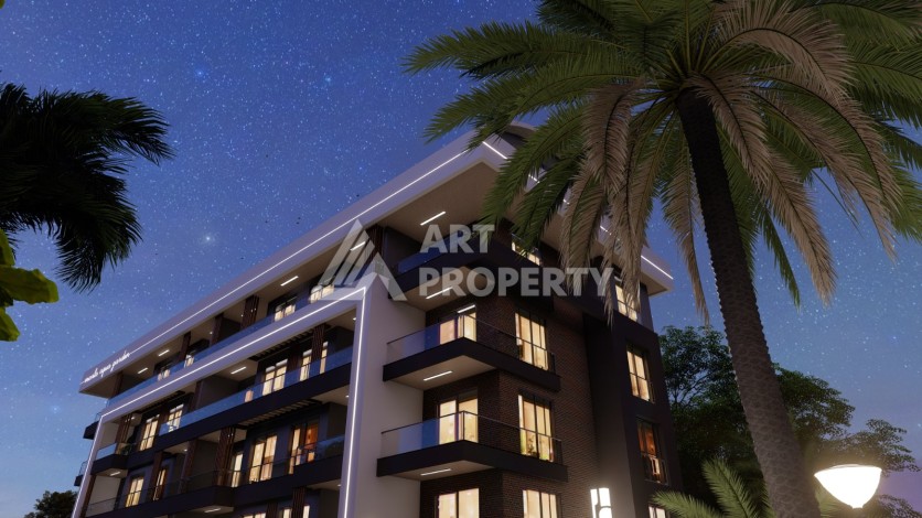 Видовые апартаменты 1+1 ,2+1 на начальном этапе строительства в открытом для ВНЖ районе Алании Паяллар - Ракурс 33