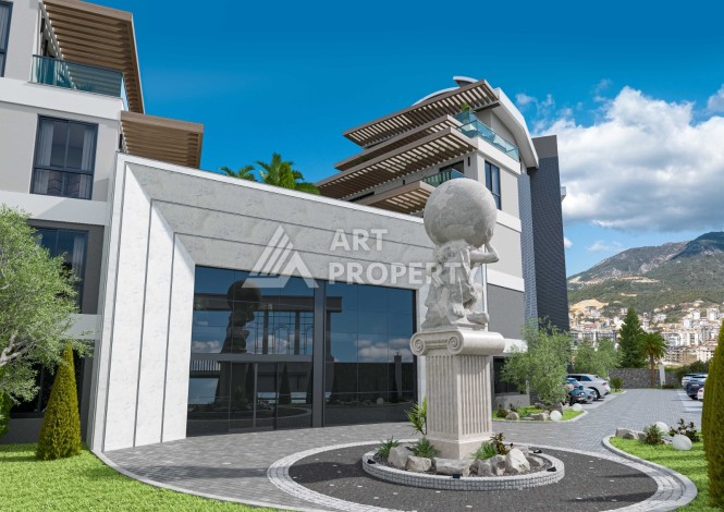 Новый привлекательный проект в центре Алании с инфраструктурой 5 звездочного отеля Алании - Ракурс 3