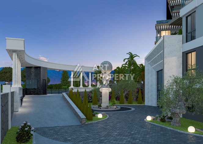 Новый привлекательный проект в центре Алании с инфраструктурой 5 звездочного отеля Алании - Ракурс 9