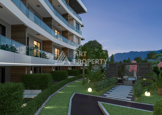 Новый привлекательный проект в центре Алании с инфраструктурой 5 звездочного отеля Алании - Ракурс 10